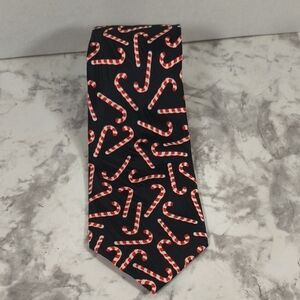 Keith Daniels Candy Cane Christmas Tie